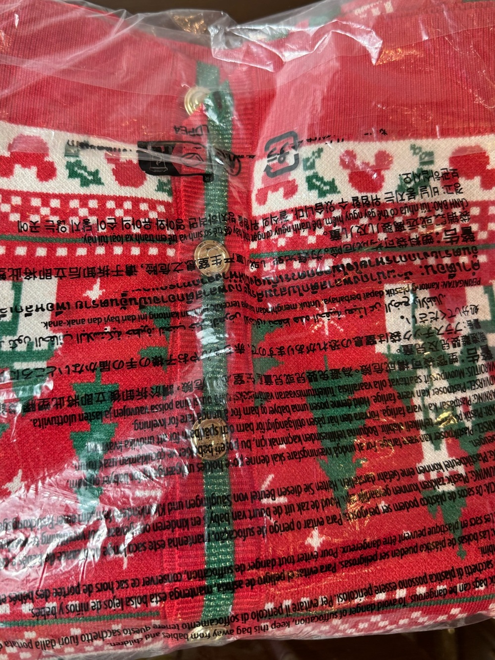 NEW Mickey Mouse Icon Holiday Cardigan - Picture 10 of 11